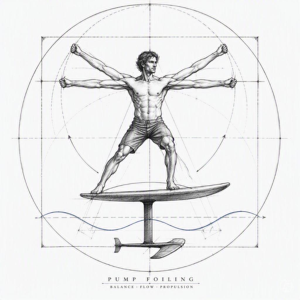 Pump Foiling — Balance · Flow · Propulsion